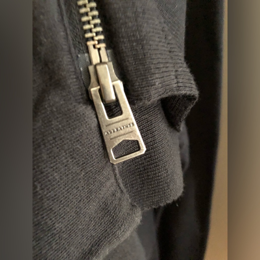 ALLSAINTS Dahlia Sweatshirt (LARGE) in BLACK - Picture 3 of 6